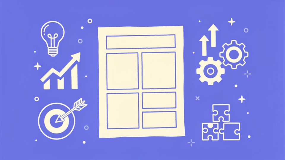 Szablon planu biznesowego na jedną stronę (One-Page Business Plan)