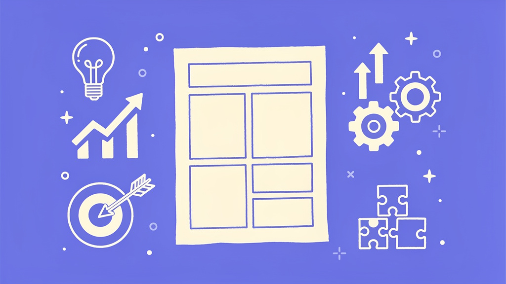 Szablon planu biznesowego na jedną stronę (One-Page Business Plan)